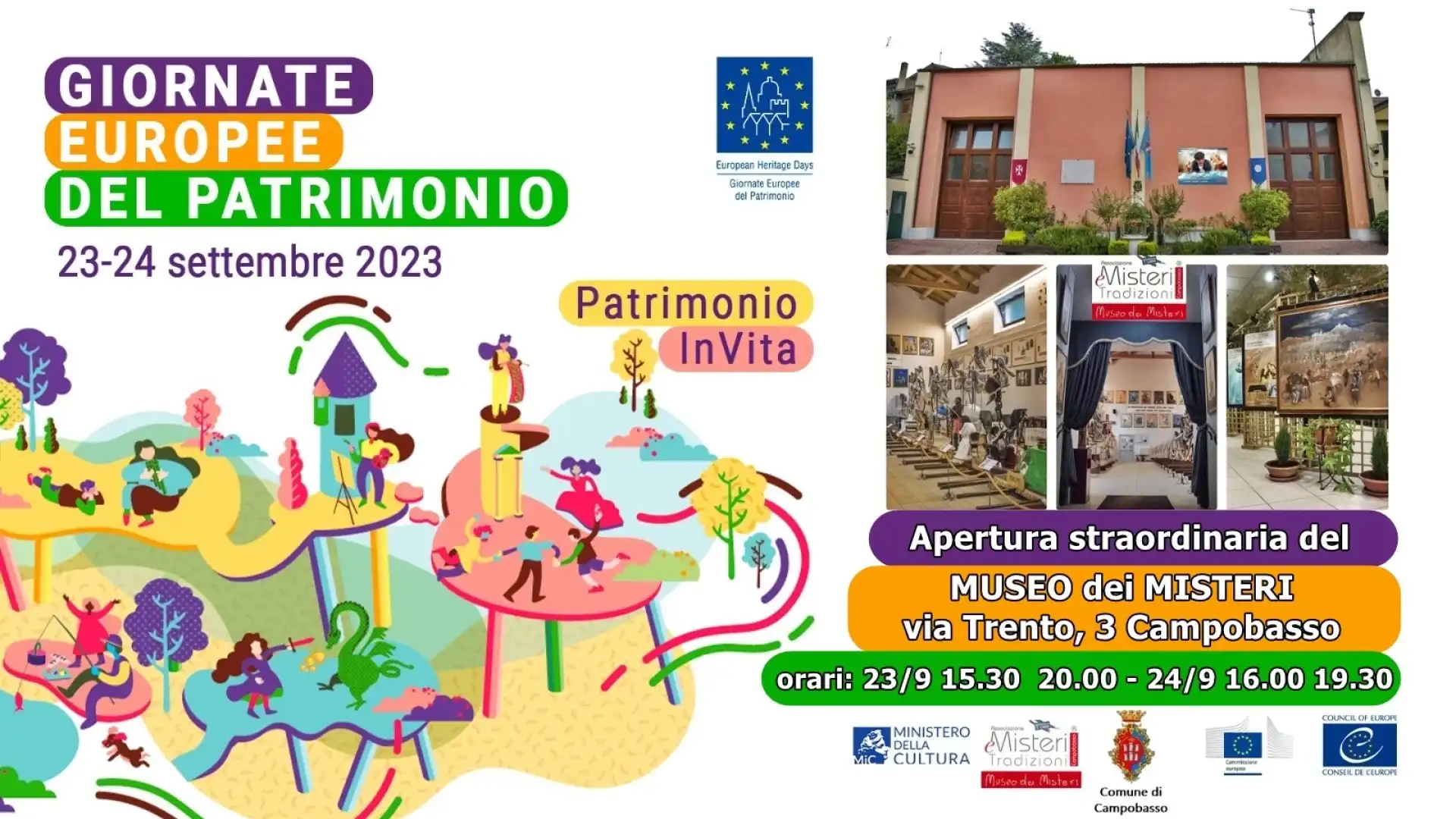 Giornate Europee del Patrimonio. Il Museo dei Misteri di Campobasso partecipa alle aperture straordinarie.